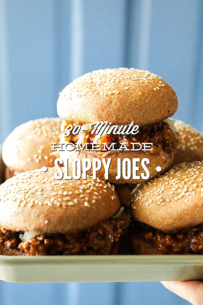 30-Minute Homemade Sloppy Joes