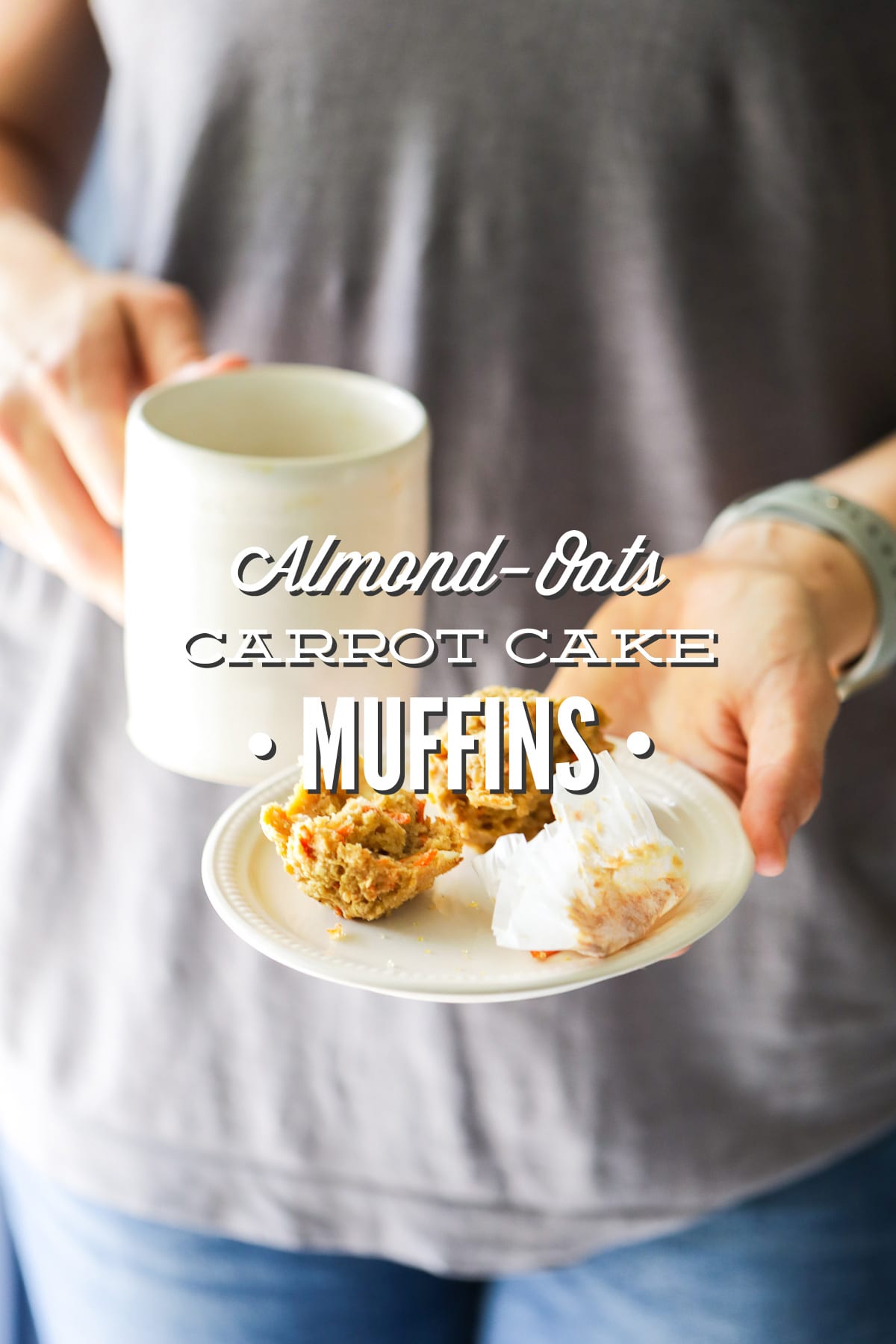 Almond-Oat Carrot Cake Muffins (One-Bowl, Gluten-Free)