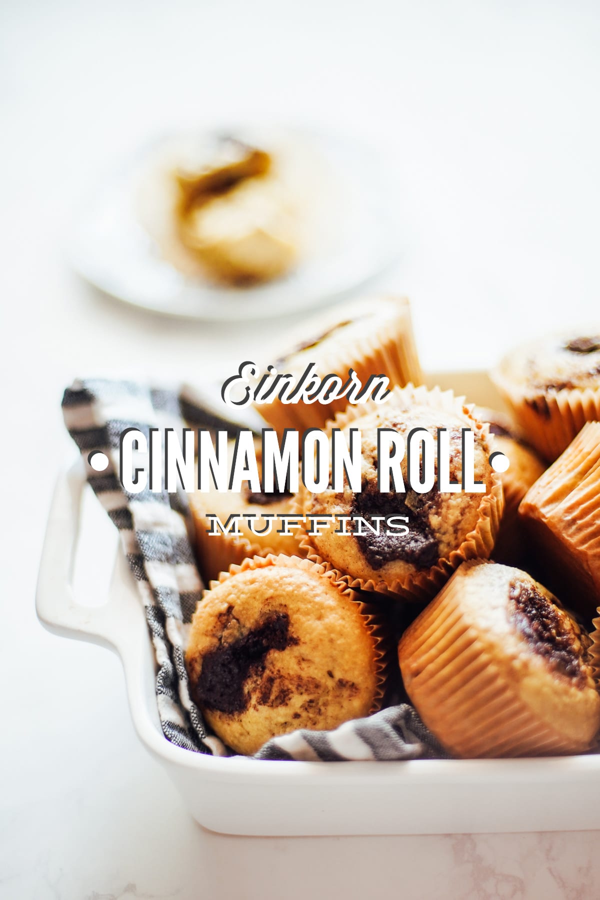 Einkorn Cinnamon Roll Muffins