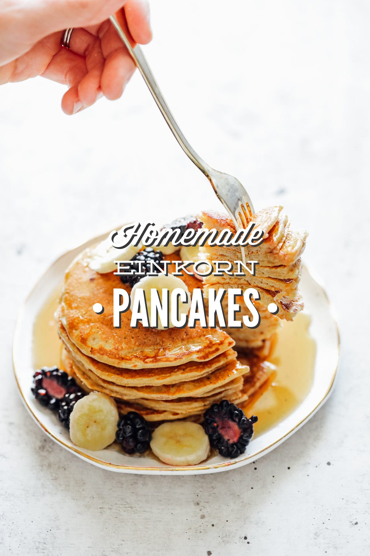The Best Homemade Einkorn Pancakes