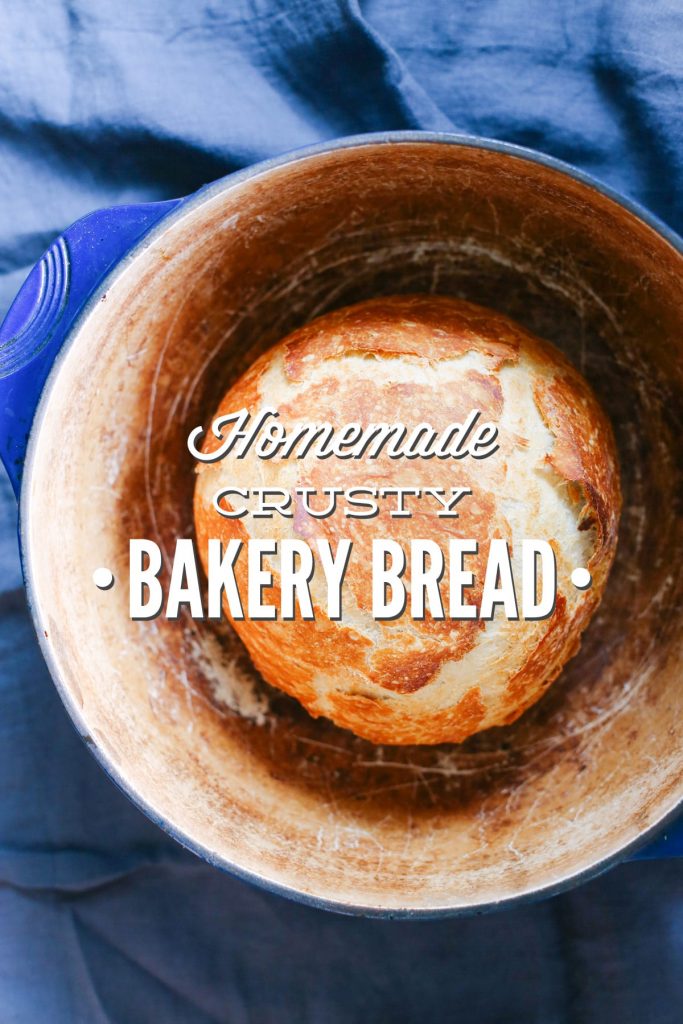 Homemade Crusty Bakery Bread
