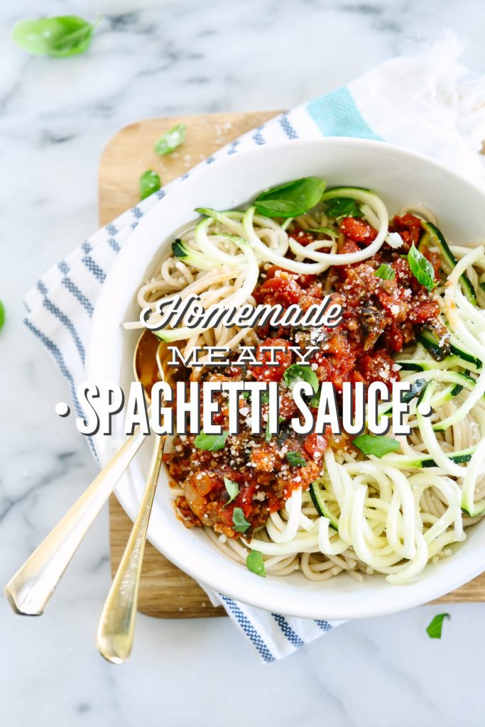Meaty Homemade Spaghetti Sauce