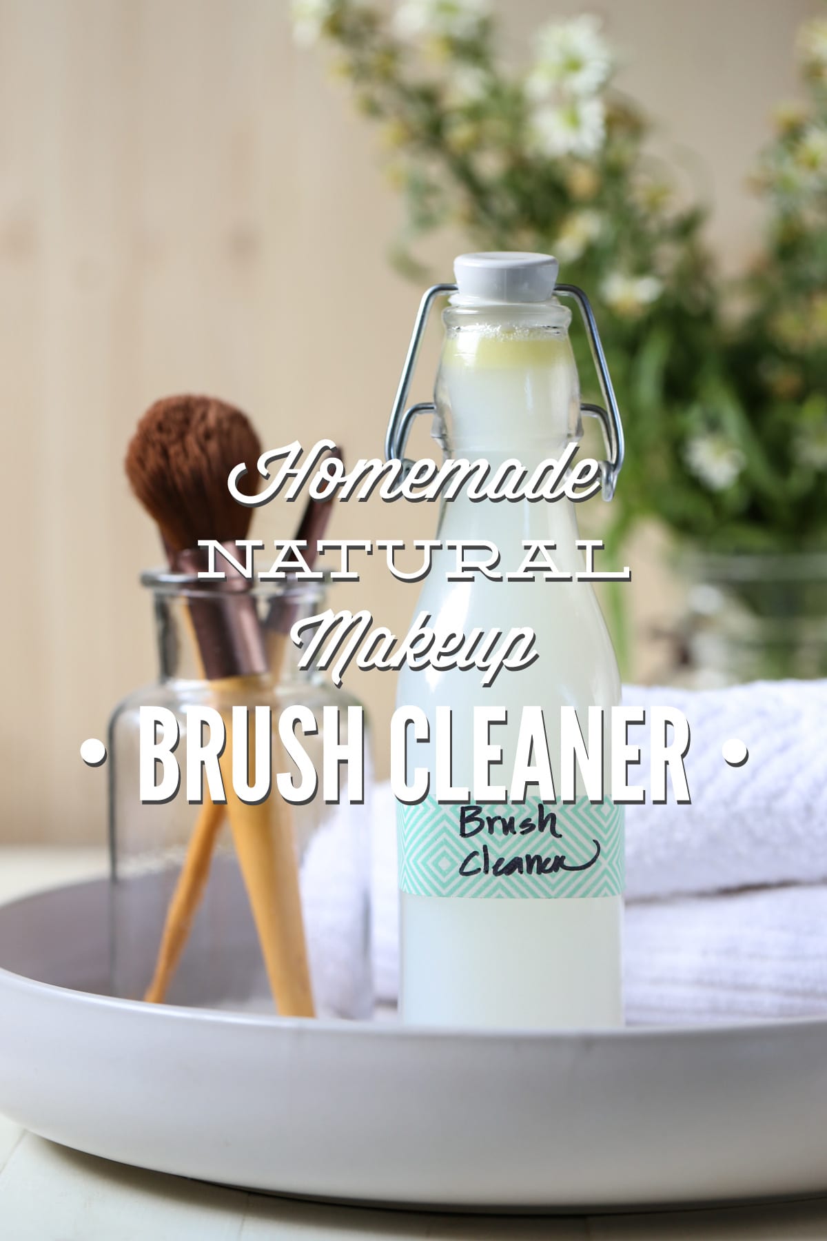 Homemade Natural Makeup Brush Cleaner