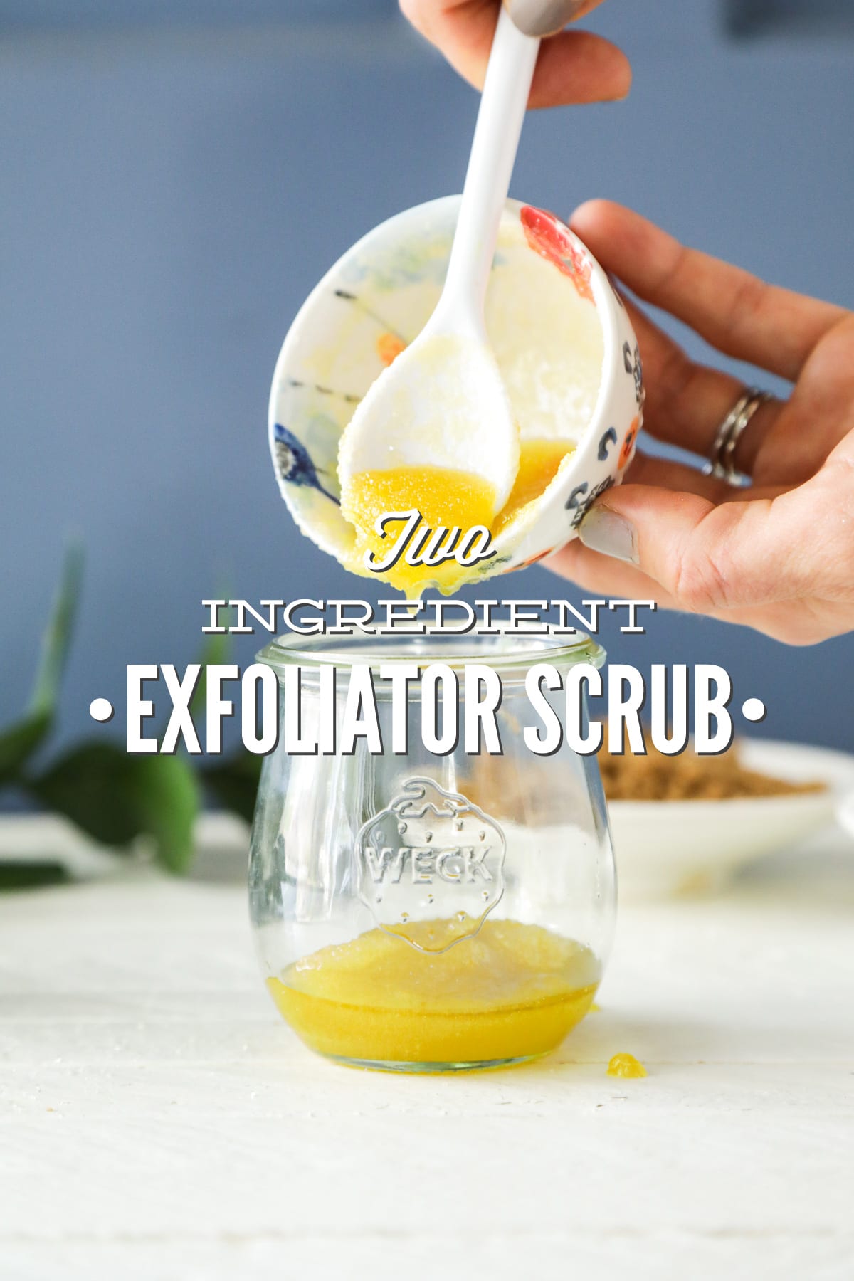 How to Make a Simple Two-Ingredient Exfoliator Scrub