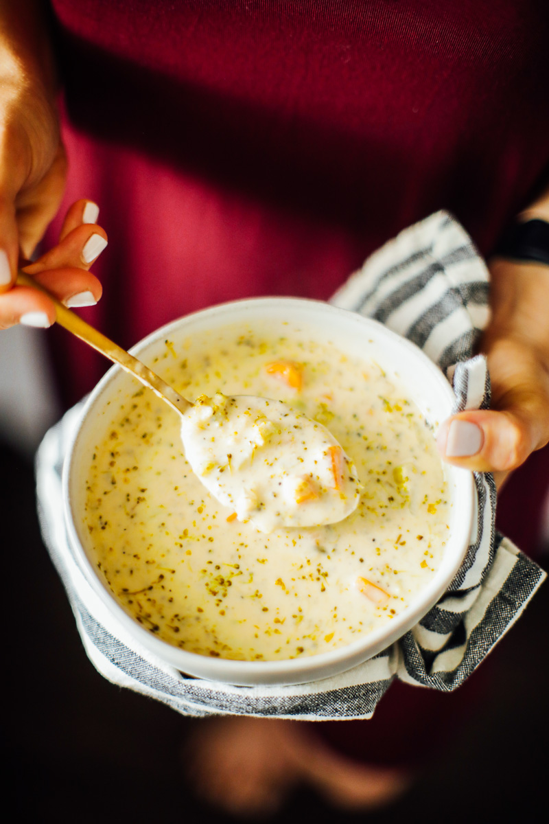 Easiest Instant Pot Broccoli Cheddar Soup Recipe