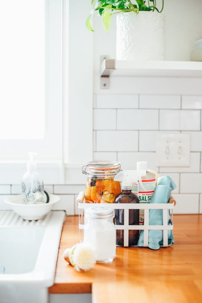 natural cleaning caddy basics