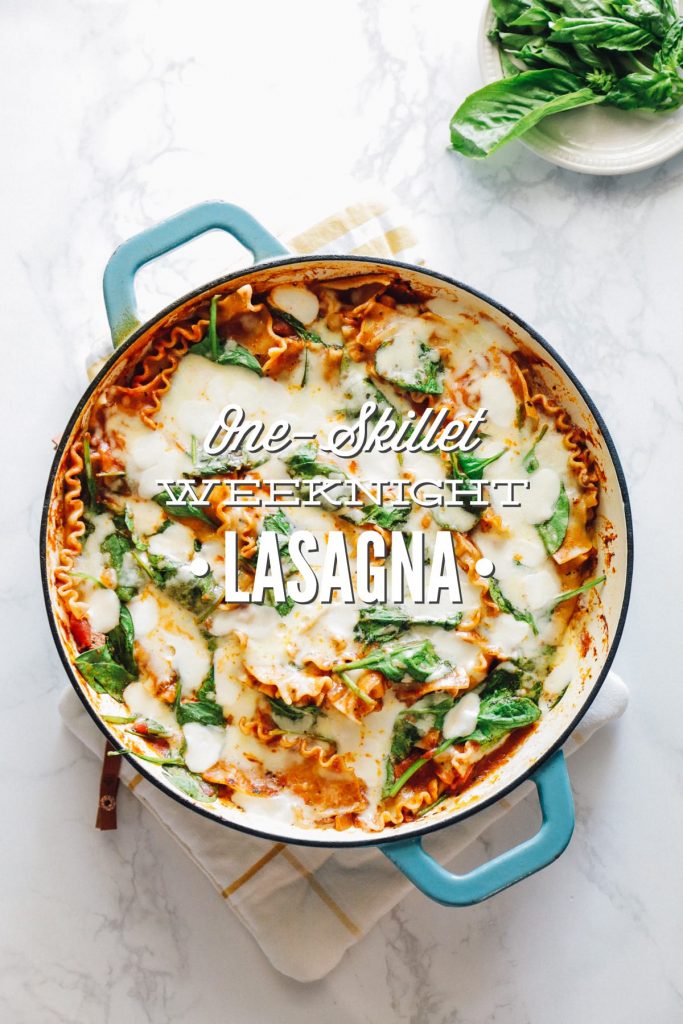 One-Skillet Weeknight Lasagna