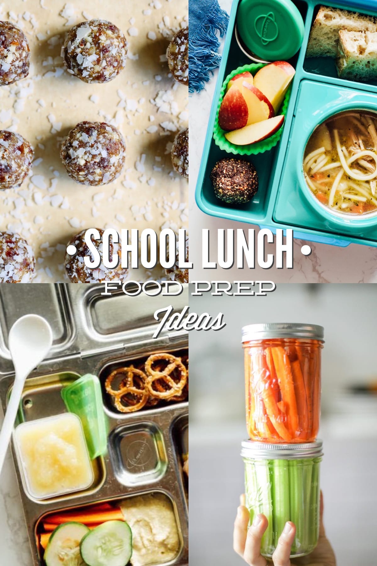 6 School Lunch Food Prep Ideas
