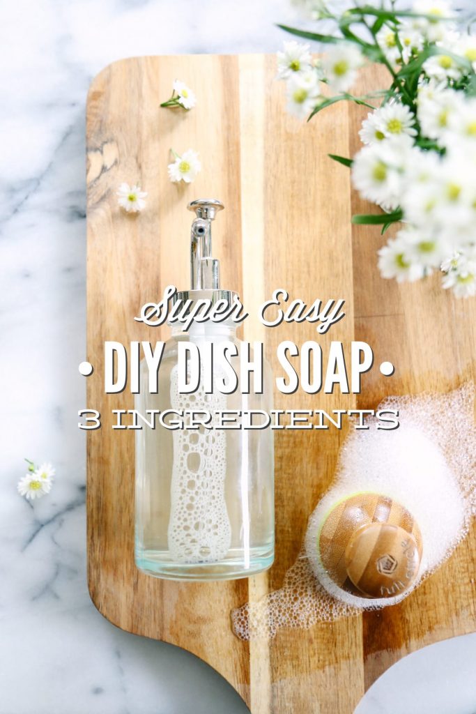 Super Easy DIY Dish Soap: 3 Ingredients